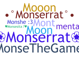 暱稱 - Monserrat