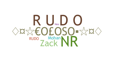 暱稱 - Rudo
