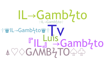 暱稱 - Gambito
