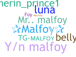 暱稱 - Malfoy