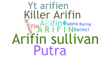 暱稱 - Arifin