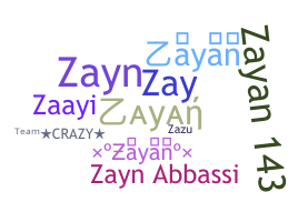 暱稱 - Zayan