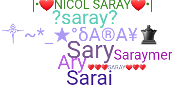 暱稱 - Saray