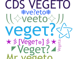 暱稱 - vegeto