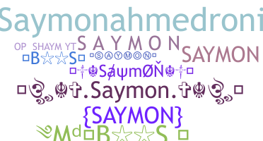 暱稱 - Saymon