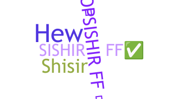 暱稱 - Sishir