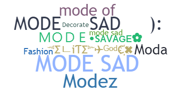 暱稱 - Mode