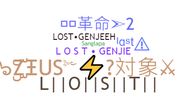 暱稱 - Lost