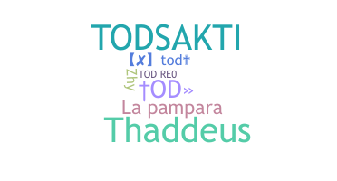 暱稱 - Tod