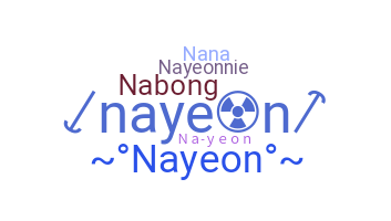 暱稱 - nayeon