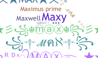 暱稱 - max