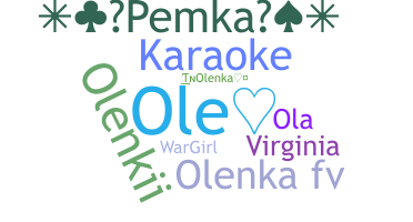 暱稱 - Olenka