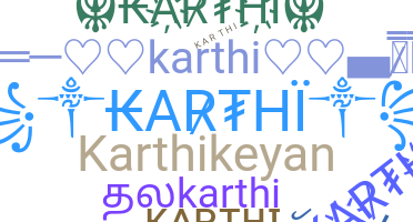 暱稱 - Karthi
