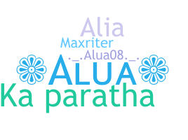 暱稱 - Alua