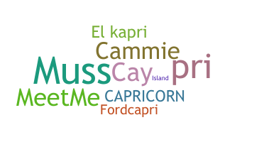 暱稱 - Capri