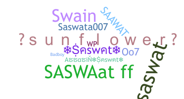 暱稱 - Saswat
