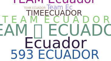 暱稱 - TeamEcuador