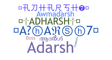 暱稱 - Adharsh