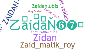 暱稱 - Zaidan