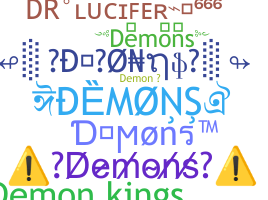 暱稱 - Demons