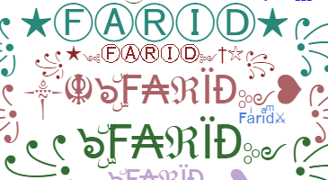 暱稱 - Farid