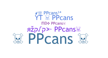 暱稱 - PPcans