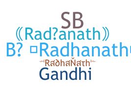 暱稱 - radhanath