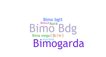 暱稱 - bimo