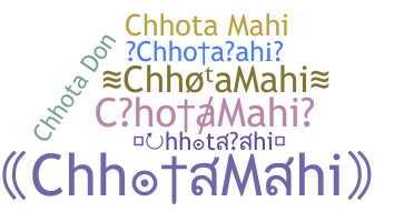 暱稱 - ChhotaMahi