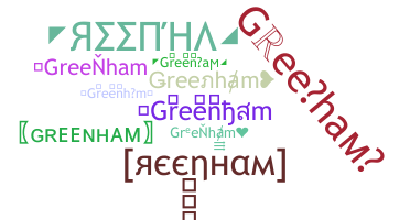 暱稱 - Greenham