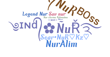 暱稱 - Nur