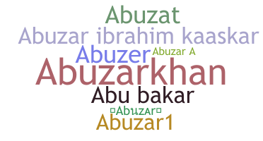 暱稱 - Abuzar