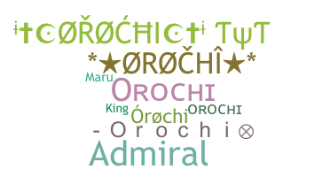 暱稱 - orochi