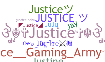 暱稱 - Justice
