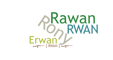 暱稱 - rwan