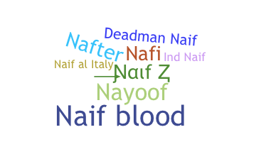 暱稱 - Naif