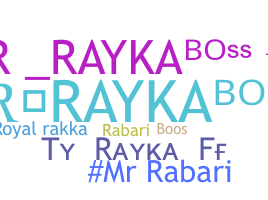 暱稱 - Rayka