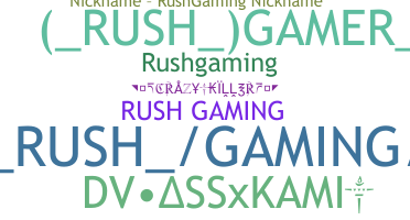 暱稱 - RushGaming