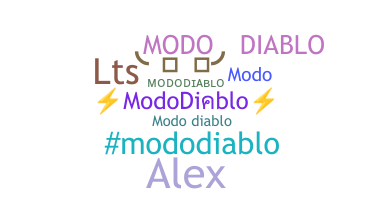 暱稱 - ModoDiablo