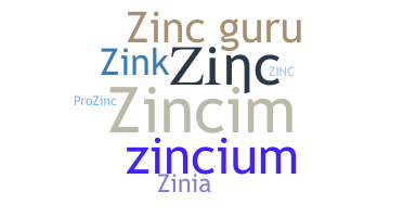 暱稱 - Zinc