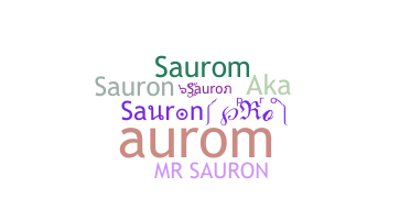 暱稱 - sauron
