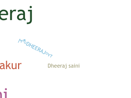 暱稱 - DHEERAJBOSS