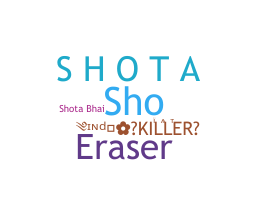 暱稱 - shota