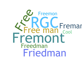 暱稱 - Freeman