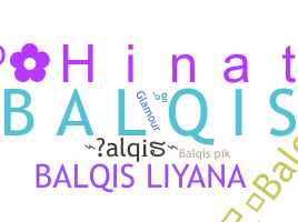 暱稱 - Balqis