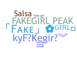 暱稱 - fakegirl