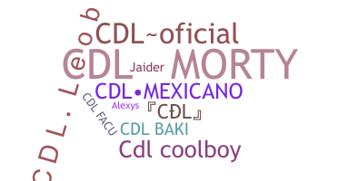 暱稱 - CDL