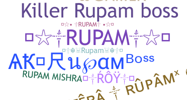 暱稱 - Rupam