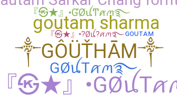暱稱 - Goutam