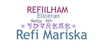 暱稱 - Refi